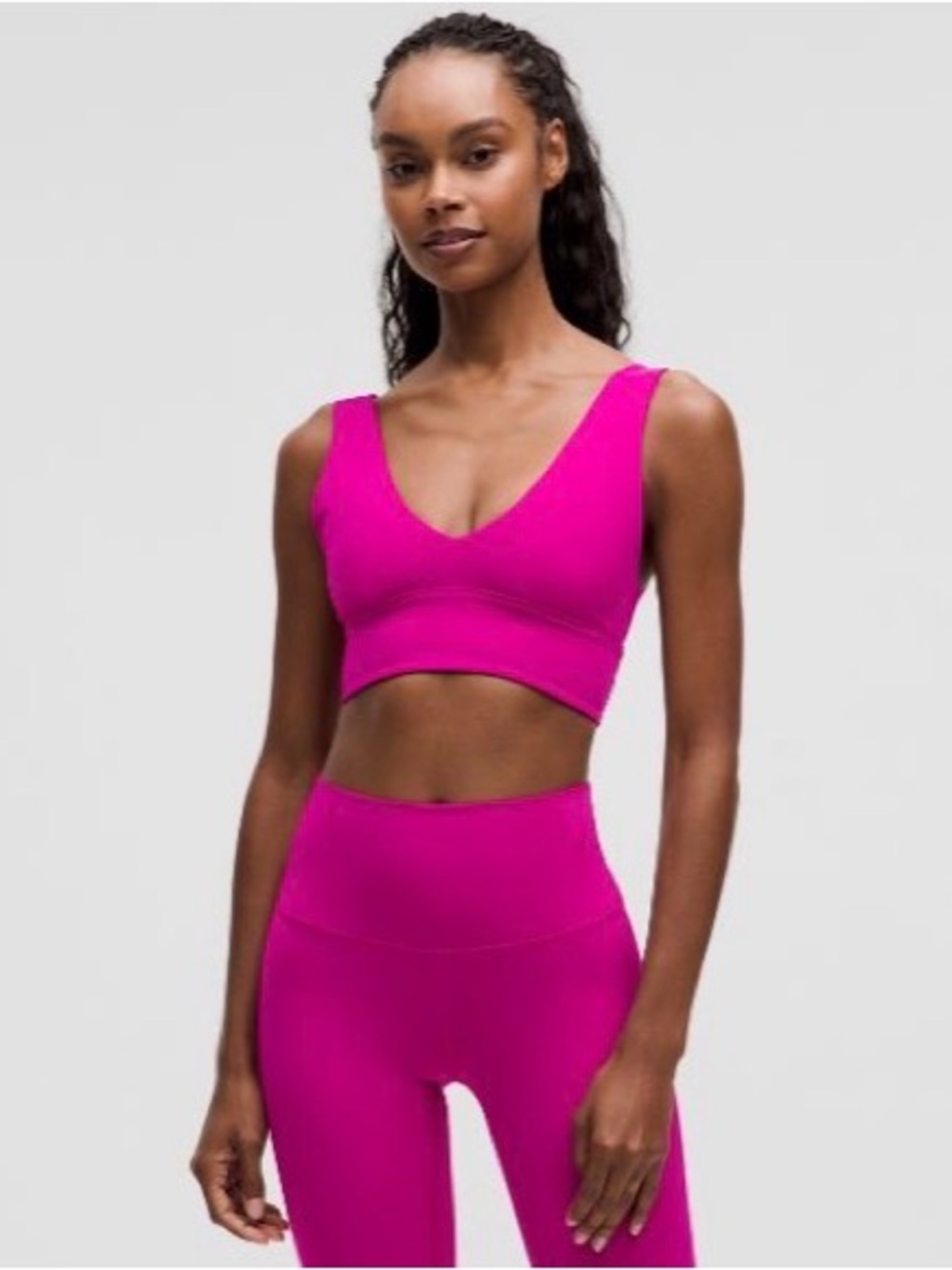 Lululemon Align V-neck Bra in Ripened Raspberry